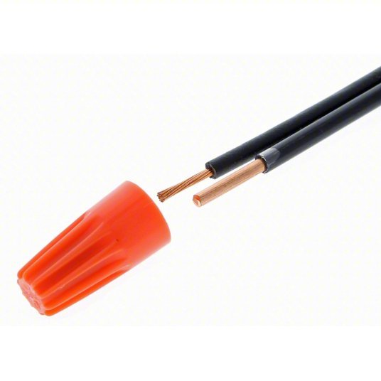 Ideal 30-073 Twist On Wire Connector Orange, 22 AWG – 14 AWG Twist-On Wire Size Ranges, 100 PK - KVM Tools Inc.KV6YH36