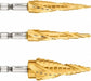 Dewalt DWA1790IR Step Drill Bit Set 31 Hole Sizes, 1/8 in to 7/8 in, 1/4 in Shank Hex Size, Hex Shank - KVM Tools Inc.KV34D734