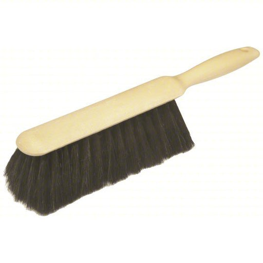 Ability One 7920-00-178-8315 Bench Brush Medium, Horsehair/Tampico Bristle, 13 in Handle Lg, 8 in Brush Lg, Black - KVM Tools Inc.KV1XFL1