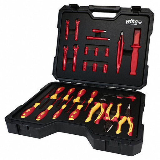 Wiha 91890 EV Service Tool Kit, Drive Size 1/4 - KVM Tools Inc.KV800X29