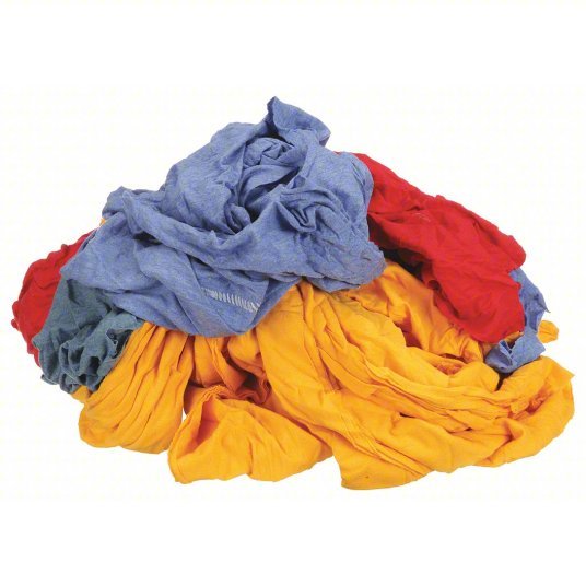 KVM Tools G440025PC Cloth Rag T-Shirt, New, Assorted, Varies, 25 lb Wt - KVM Tools Inc.KV9JZ92