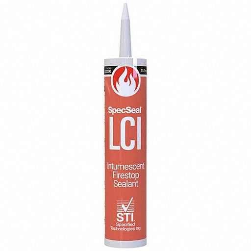 STI LCI300 Fire Barrier Sealant, Caulk, Up to 4 hour Fire Rating, Intumescent, Watertight, 10.1 oz, Red - KVM Tools Inc.KV3PA75