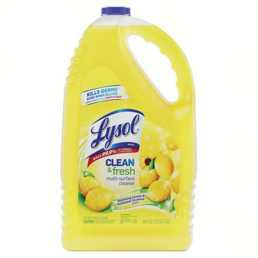 Lysol 77617 Cleaner and Disinfectant, 144 oz. Bottle, Sparkling Lemon & Sunflower Essence, 4 PK - KVM Tools Inc.KV54JG72