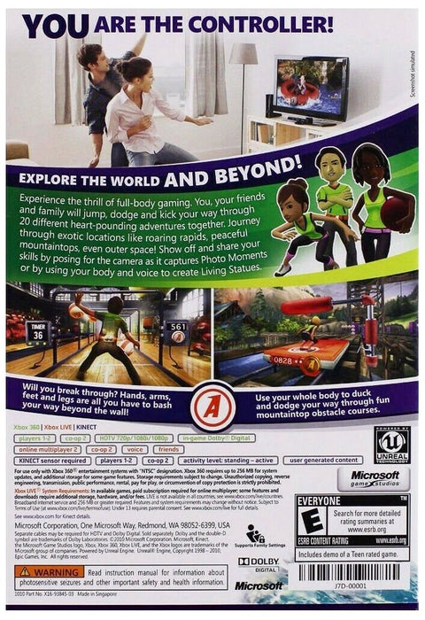 Kinect Adventures! Microsoft Xbox 360 2010 Video Game Complete Requires Sensor - KVM Tools Inc.KVMKINECTADVENTURES